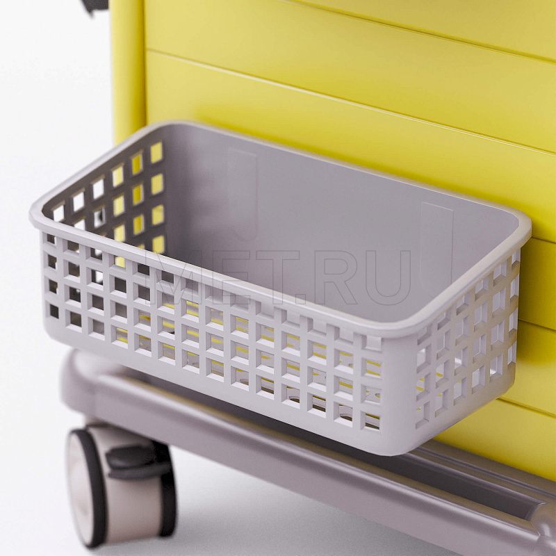 MET PSC-160 Тележка медицинская универсальная желтая  MET